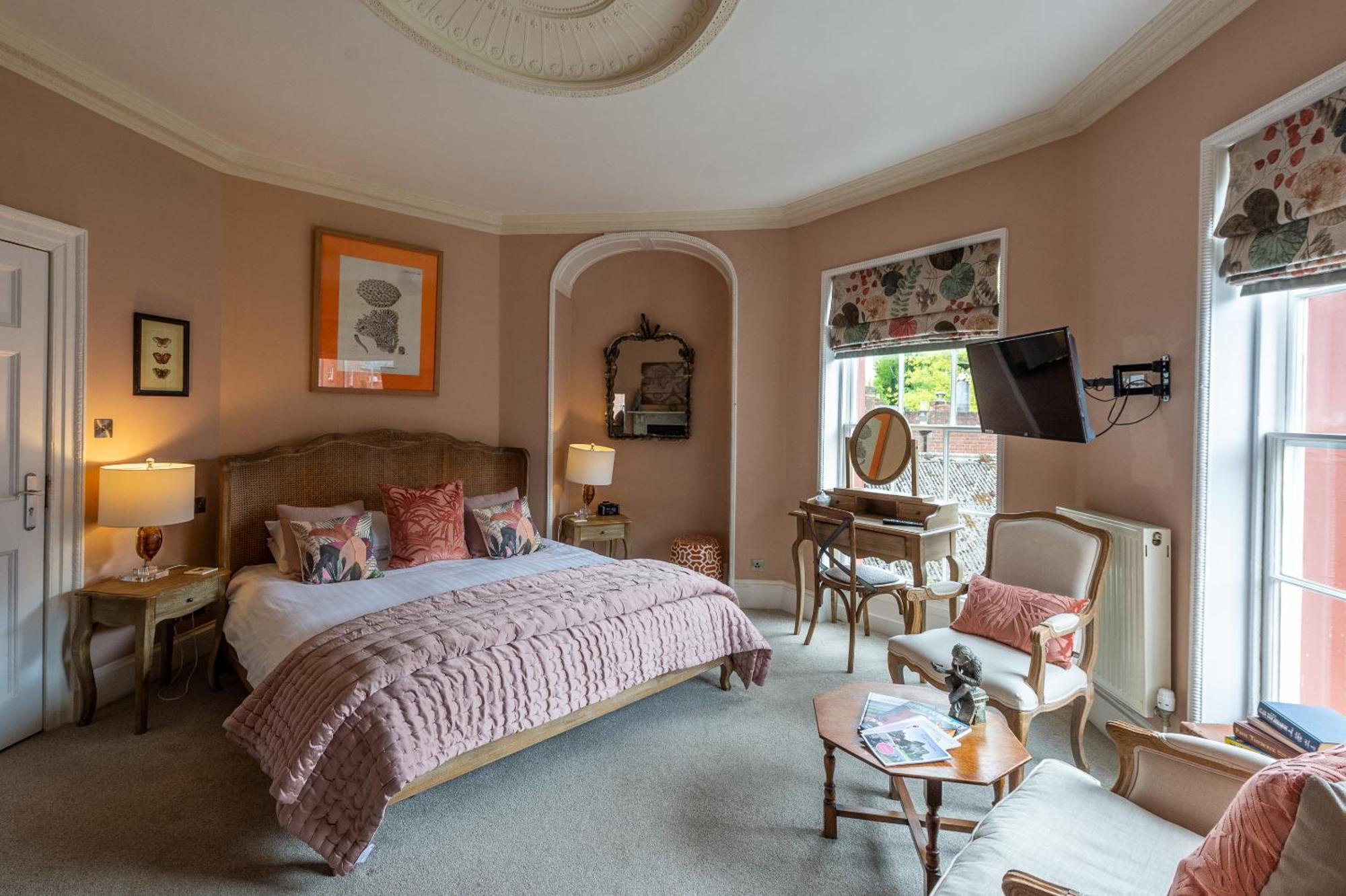 Darwin'S Townhouse Bed & Breakfast Shrewsbury Ruang foto A bedroom at the hotel